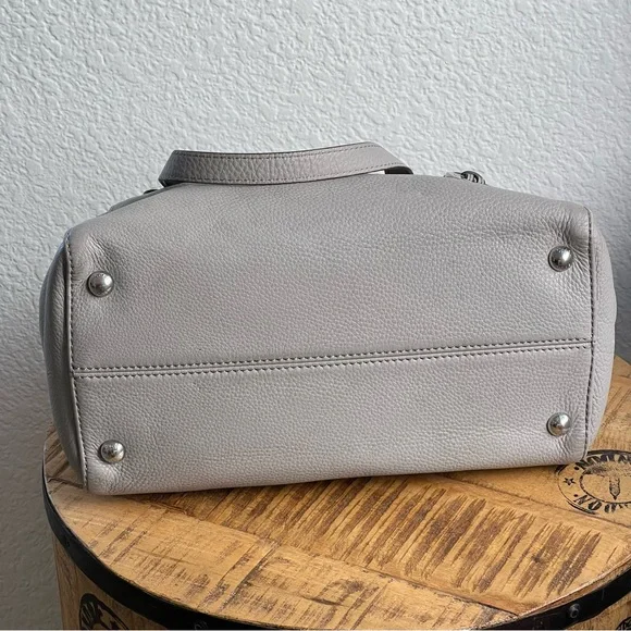 Michael Kors Gilmore East West Satchel Pebbled Leather Bag - Picture 7 of 17